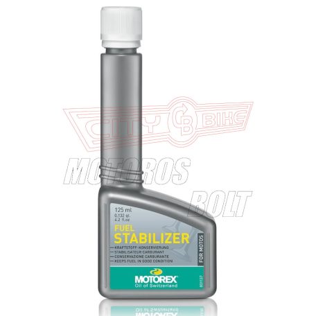 Motorex Fuel Stabilizer  125 ml / 30L üzemanyaghoz elegendő (stabilizátor)