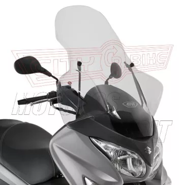   Plexi-szélvédő SUZUKI BURGMAN 125-200 K7-K8-K9-L0-L1-L2-L3 (06-13) / SUZUKI BURGMAN 125-200 ABS (14-18) GIVI