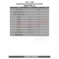 Csomagtartó alap Suzuki SV 650 (2016-2024) GIVI
