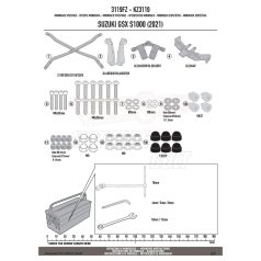 Csomagtartó alap SUZUKI GSX S1000 (21-24) GIVI
