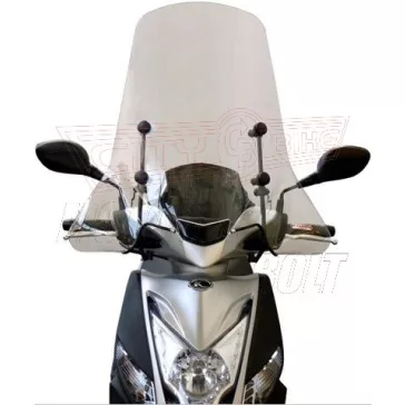   Plexi-szélvédő Kymco Agility 16+ 50-200ccm 2014-től Fabbri - TARTÓVAL