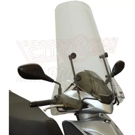 Plexi-szélvédő Kymco Agility 16+ 50-200ccm 2014-től Fabbri - TARTÓVAL