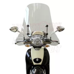   Plexi-szélvédő Aprilia Scarabeo 50-100ccm 2014-től FABBRI - TARTÓVAL