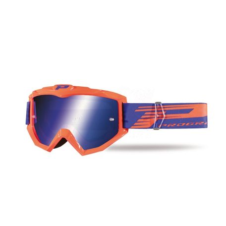 Cross szemüveg ProGrip PG 3201 narancs keret, tükrös kék lencsével