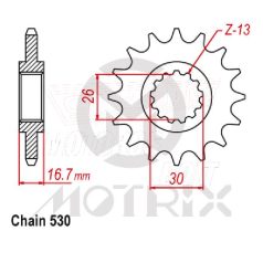 Lánckerék első 333-16 MOTRIX