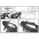 Csomagtartó alap Yamaha FZS 600 Fazer (98-99) / Yamaha FZS 600 Fazer (00-03) GIVI