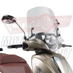   Plexi-szélvédő Piaggio Beverly 125IE-300IE (10-18) / Piaggio Beverly 350 Sport Touring (12-18) GIVI