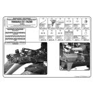 Csomagtartó alap Yamaha FZ1 Fazer 1000 (06-15) GIVI