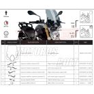 Plexi-szélvédő BMW R 1250 R (2019-2022) PUIG (tartóval)