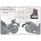 Csomagtartó alap Yamaha FZ8 / Fazer 8 800 (10-15) GIVI