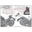 Oldaldoboztartóhoz kiegészítő szett Yamaha FZ8 / Fazer 8 800 (10-15) GIVI
