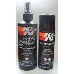 Levegőszűrő-ápoló szett K&N  ( tisztít, olajoz )