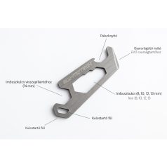   SW-Motech WER.GIV.022.10000 Multitool kulcstartó – motoros kulcstartó 7 funkcióval