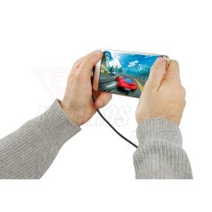 Kábel USB/C 100cm 90 fok töltő+adat Lampa