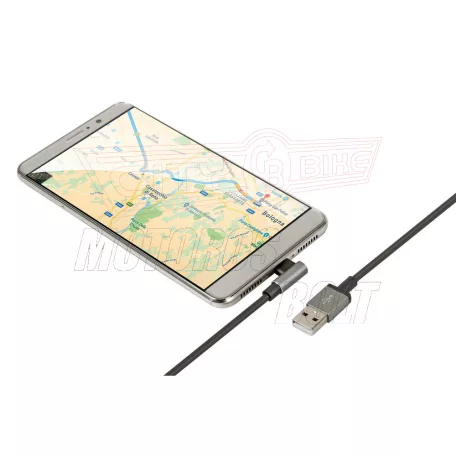 Kábel USB/C 100cm 90 fok töltő+adat Lampa