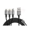 Kábel USB/C+micro+lightning 100cm töltő Lampa