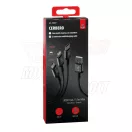Kábel USB/C+micro+lightning 100cm töltő Lampa