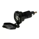 DIN dugó dupla USB -DIN 2700mA (LAMPA)
