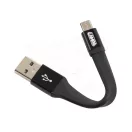 Kulcstartós MICRO USB töltő+adat kábel 10cm Lampa