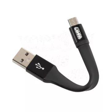 Kulcstartós MICRO USB töltő+adat kábel 10cm Lampa