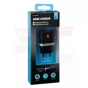 Hálózati csatlakozó 2db USB kimenettel