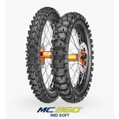   METZELER gumiköpeny 100/90-19 MC360 MID SOFT 57M TT hátsó kerékre