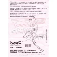 Oldalsztender APRILIA Sportcity 50-125 BUZZETTI