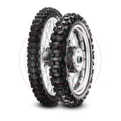   PIRELLI gumiköpeny 120/100-18 SCORPION XC MID HARD 68M TT M/C hátsó kerékre