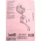 Oldalsztender VESPA LX 50 / ET2/ ET4 fekete BUZZETTI