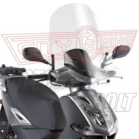 Plexi-szélvédő Kymco Agility 50-125-150-200 R16 (08-23) / Kymco Agility 125-200 R16+ (14-24) Kymco Agility S 125 (22-24) GIVI