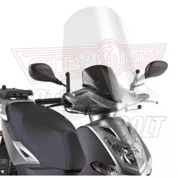   Plexi-szélvédő Kymco Agility 50-125-150-200 R16 (08-13) / Kymco Agility 125-200 R16+ (14-24) Kymco Agility S 125 (22-23) GIVI
