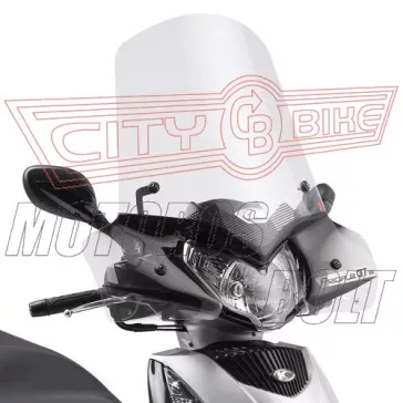 Plexi-szélvédő Kymco People GTI 125-200-300 (10-18) GIVI