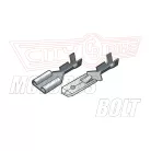 Tüzősaru készlet 6,3x0,8 mm csupasz (kábelvég)