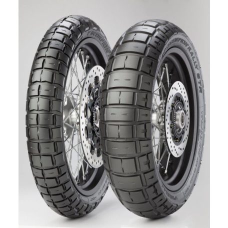 PIRELLI gumiköpeny 110/80R19 SCORPION RALLY STR 59V M+S M/C TL első kerékre