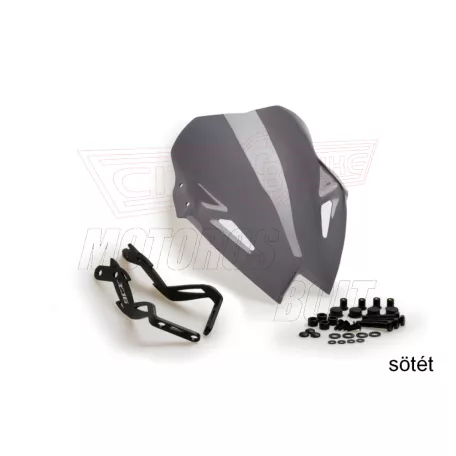 Plexi-szélvédő teljesen sötét színű YAMAHA XJ6 2009-2016 NAKED