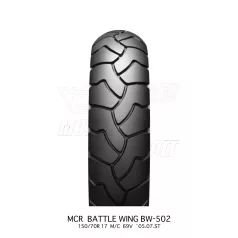   BRIDGESTONE gumiköpeny 150/70-17 BATTLE WING BW502 69V TL HONDA első kerékre