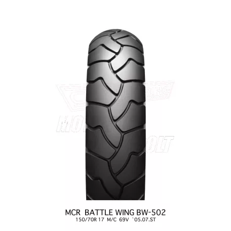 BRIDGESTONE gumiköpeny 150/70-17 BATTLE WING BW502 69V TL HONDA első kerékre