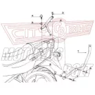 Csomagtartó alap Suzuki GSF 600 Bandit / S (96-99) / GSF 1200 Bandit (96-99) GIVI
