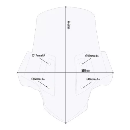 Plexi-szélvédő BMW C 400 GT (2019-2024) GIVI