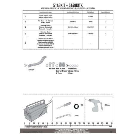 GIVI 5148KIT – Rögzítő készlet BMW C 400 GT/X (2025) gyári csomagtartóhoz