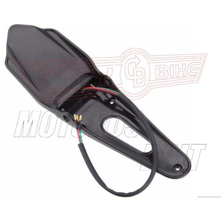 Sárvédő-toldat hátsó ledes/féklámpás ( piros )