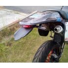 Sárvédő-toldat hátsó ledes/féklámpás ( piros )