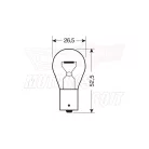 Izzó 12V 21W BA15S LAMPA