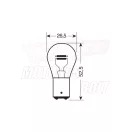 Izzó 12V 21/5W BAY15D LAMPA