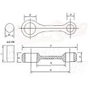 Hajtókarszett PIAGGIO 50 2T robogóblokkhoz JASIL