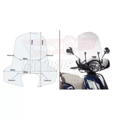 Plexi-szélvédő Kymco Like 50-125 (2017-2023) GIVI