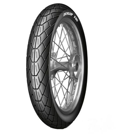 DUNLOP gumiköpeny 110/90-18 F20 61V TL első kerékre WLT (fehér felirattal)