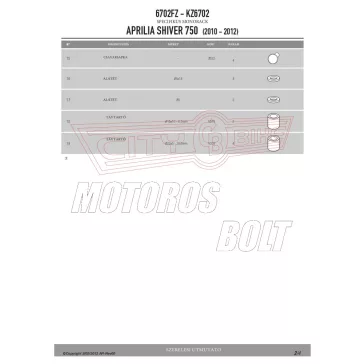   Csomagtartó alap Aprilia Shiver 750 (10-20) / Shiver 900 (10-20) GIVI