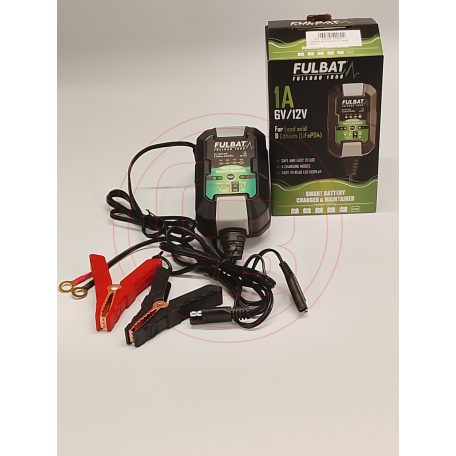 Akkumulátor töltő FULBAT 6V-12V 1000mA