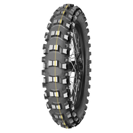 MITAS gumiköpeny 120/90-18 TERRA FORCE MX-SM 65M TT COUNTRY CROSS sárga csík hátsó kerékre